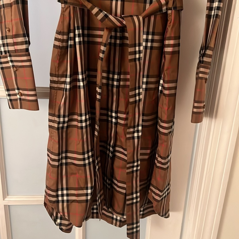 Burberry Tan and Black Plaid Dress - Picture 4 of 6